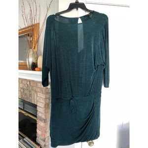 Forest Green Winter Holiday Dress